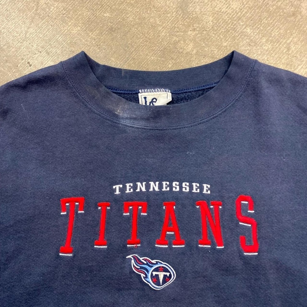 Vintage Tennessee Titans NFL Lee Sport Crewneck Sweatshirt 90s Size XL - Picture 2 of 6